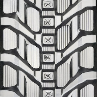 Bridgestone 400x72.5Wx74 MX rubber track — tread detail