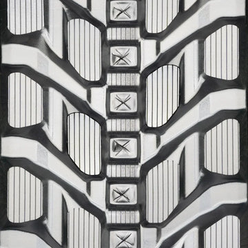 Bridgestone 400x72.5Wx74 MX rubber track — tread detail