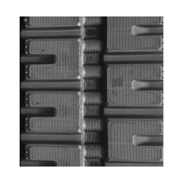 Close-up of Bridgestone 450x86Bx55 C-Block rubber track — tread detail