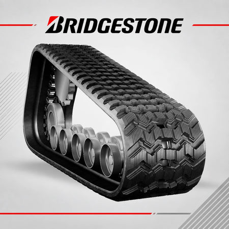 450x86x56 Bridgestone Rubber Track — Zig-Zag