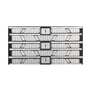 Close-up of Bridgestone 450x86x60 Multi-Bar rubber track — tread detail