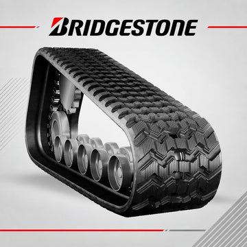 450x86x60 Bridgestone Rubber Track — Zig-Zag