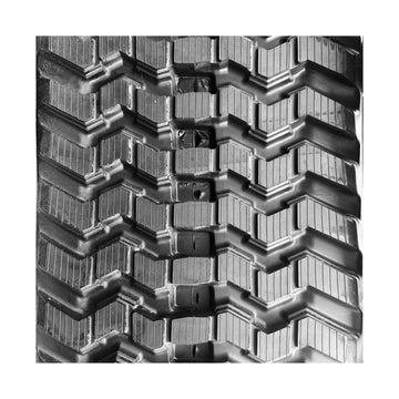 Close-up of Bridgestone 450x86x60 Zig Zag Track rubber track — tread detail