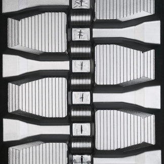 450x86x55 Bridgestone Rubber Track | Block – view 4