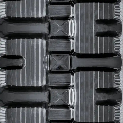 C-Block rubber track tread pattern