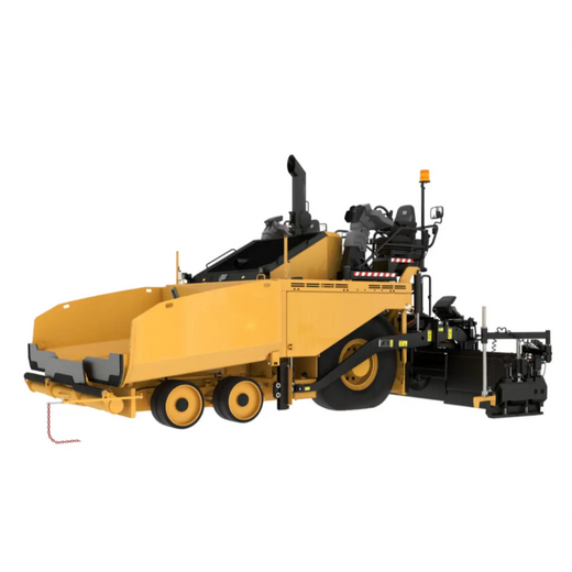 Asphalt paver rubber track machine