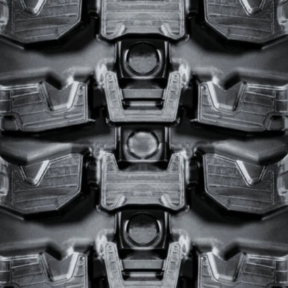 X-Terrain rubber track tread pattern close-up