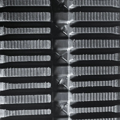 Multi-Bar rubber track tread pattern close-up