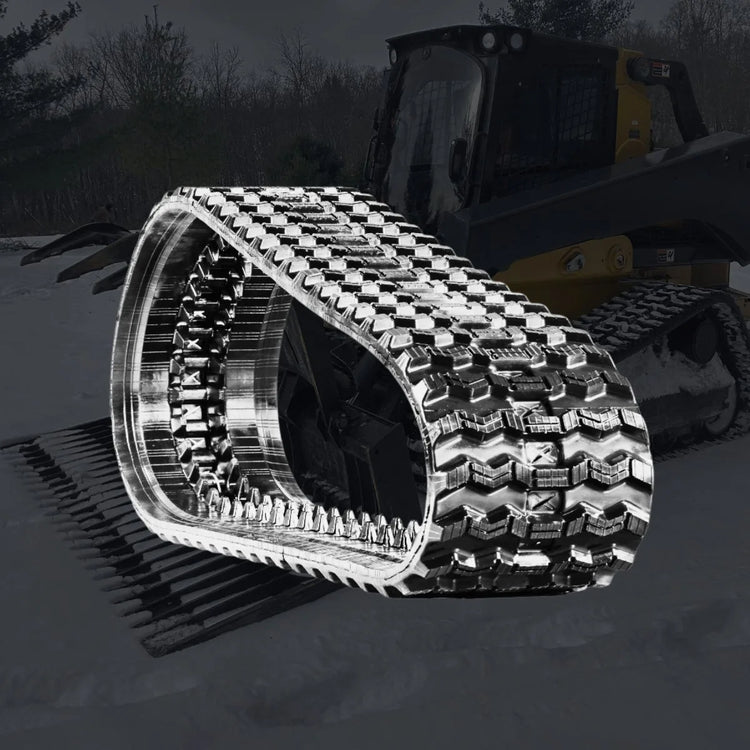 John Deere 333G Rubber Tracks 450x86x58 Zig-Zag replacement rubber track for compact construction equipment detail image 13