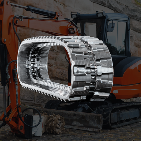 Kubota KX040-4 Rubber Tracks | 350x54.5x86