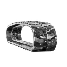 Kubota KX080-3 rubber track for mini excavator, black tread, studio background