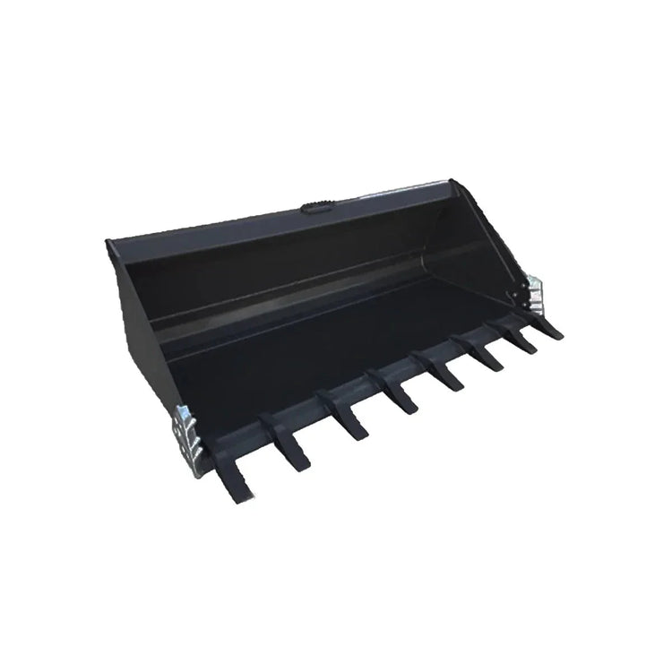 Kubota SVL75-2 heavy duty industrial track loader bucket — CID with optional bolt-on teeth