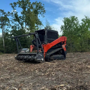 Kubota SVLL75-2 rubber tracks for compact track loader - tread close-up