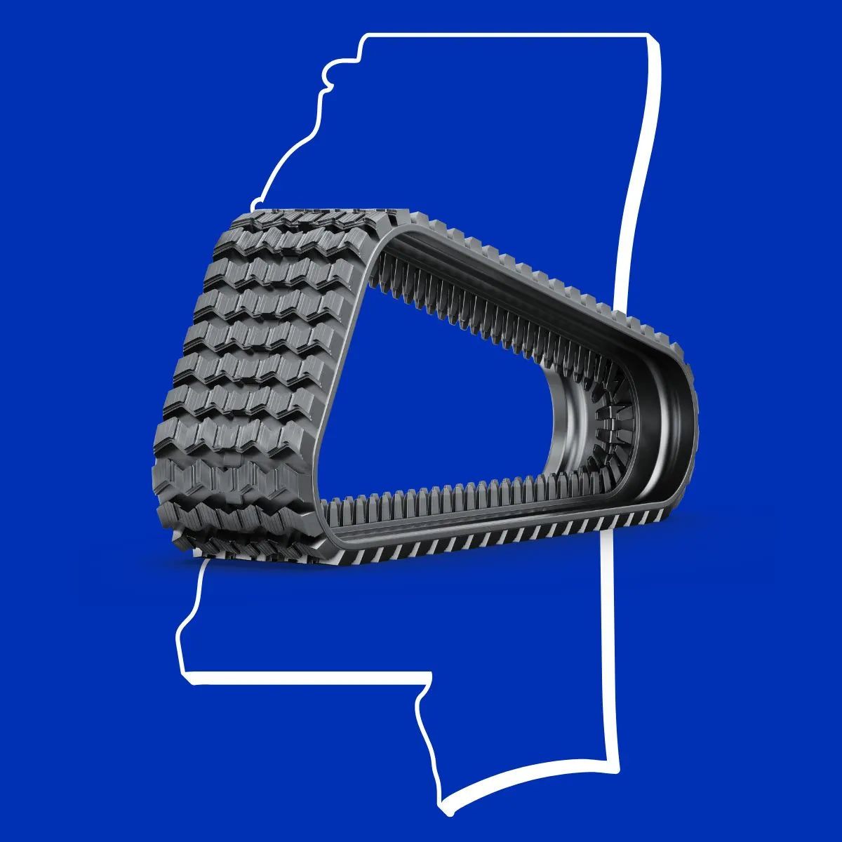 Rubber tracks delivered to Biloxi, MS
