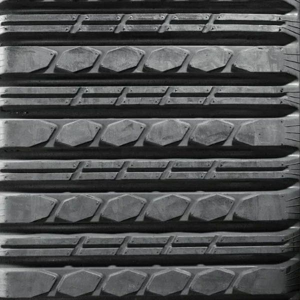 Cat 287C2 457x101.6x51 Multi-Bar Rubber Track tread close-up