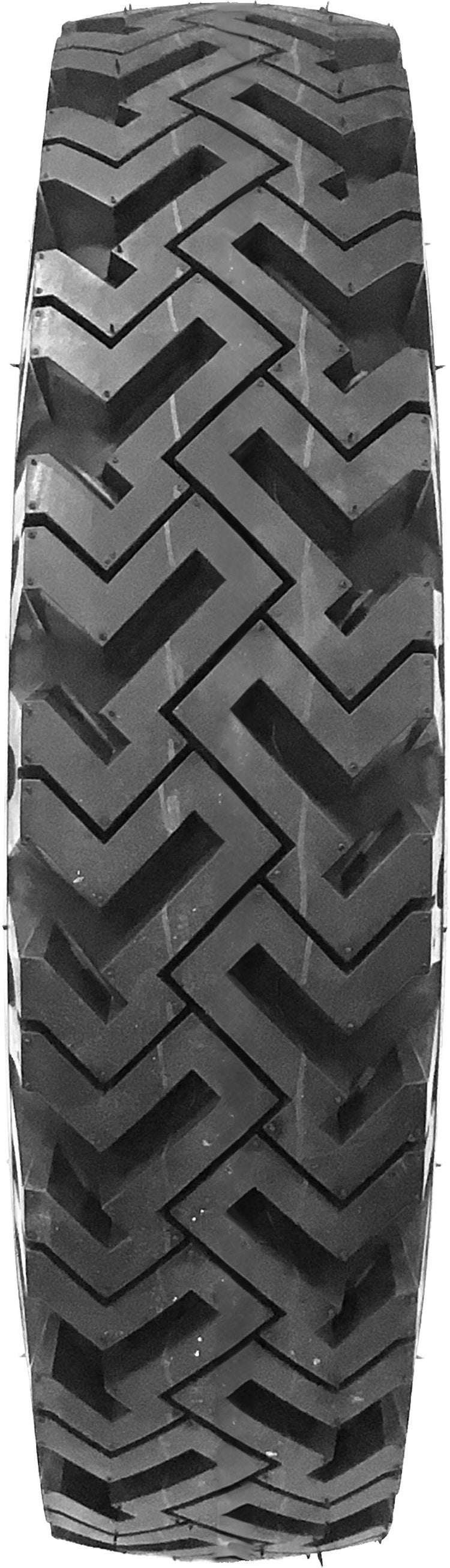 7.50x16 (7.50-16) Otr 10-Ply Skid Steer Heavy Duty Tire Mounted On Gloss Black Rims