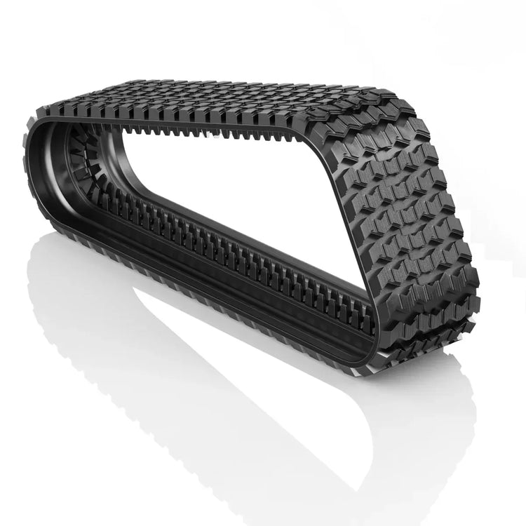Zig-Zag tread design – heavy-duty skid steer track, all-season traction