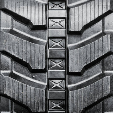 Takeuchi TB280FR rubber tracks 450x81Wx76 — tread close-up