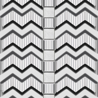 320x86x49 Heavy Duty Rubber Track | Zig-Zag – view 3