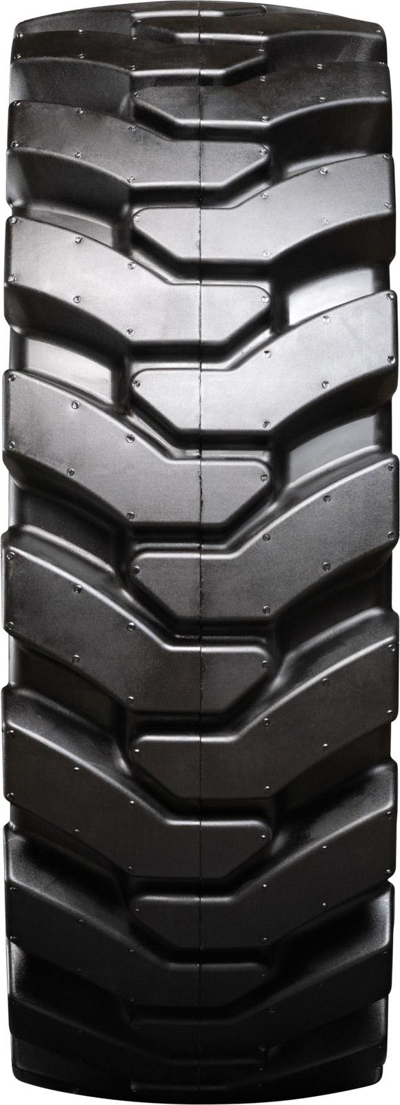 12-16.5 Left Mounted Heavy Duty Solid Rubber Tire