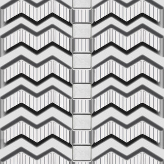 400x86x53 Heavy Duty Rubber Track | Zig-Zag – view 3
