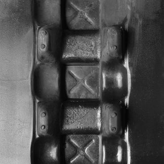 400x86x58 Heavy Duty Rubber Track | Staggered Block – view 4