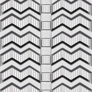 400x86Tx52 Heavy Duty Rubber Track | Zig-Zag – view 3