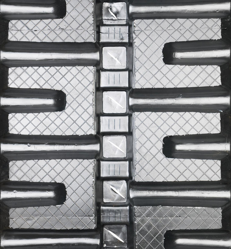 300x86x48 Rubber Track | C-Block - internal guide lugs