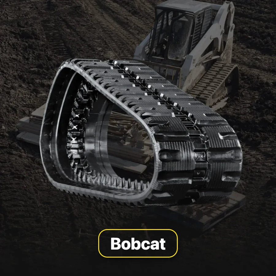 Premium Bobcat rubber tracks for compact equipment