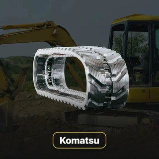 Komatsu rubber tracks