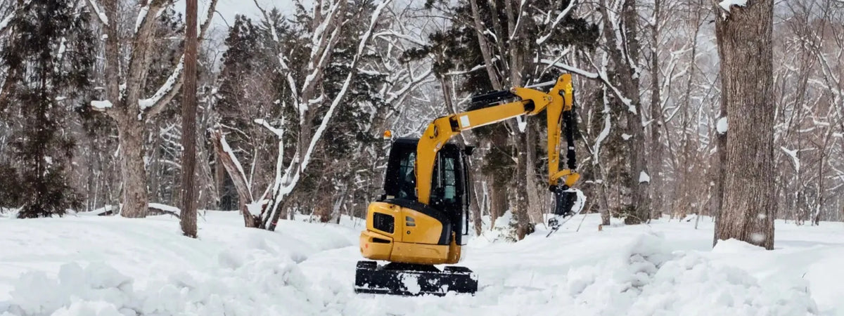 Skid Steer Tracks for Snow | Winter Rubber Tracks