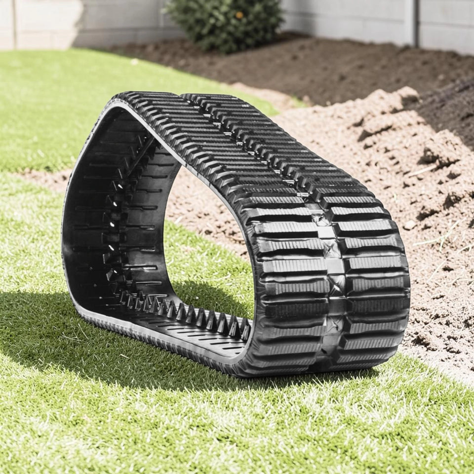 Multi-Bar turf-friendly rubber tracks for Kubota SVL65-2 — 400x86x52