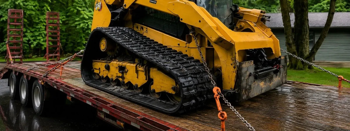 Caterpillar compact track loader on trailer — when to replace undercarriage rollers